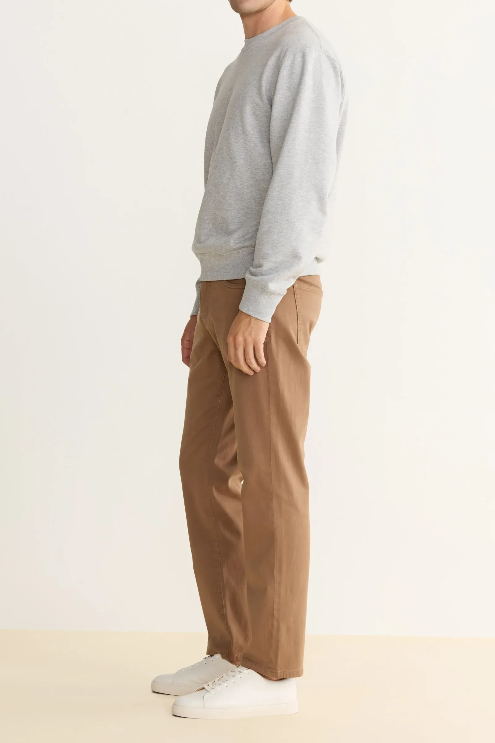 Ord – Straight Pants – Saddle Brown