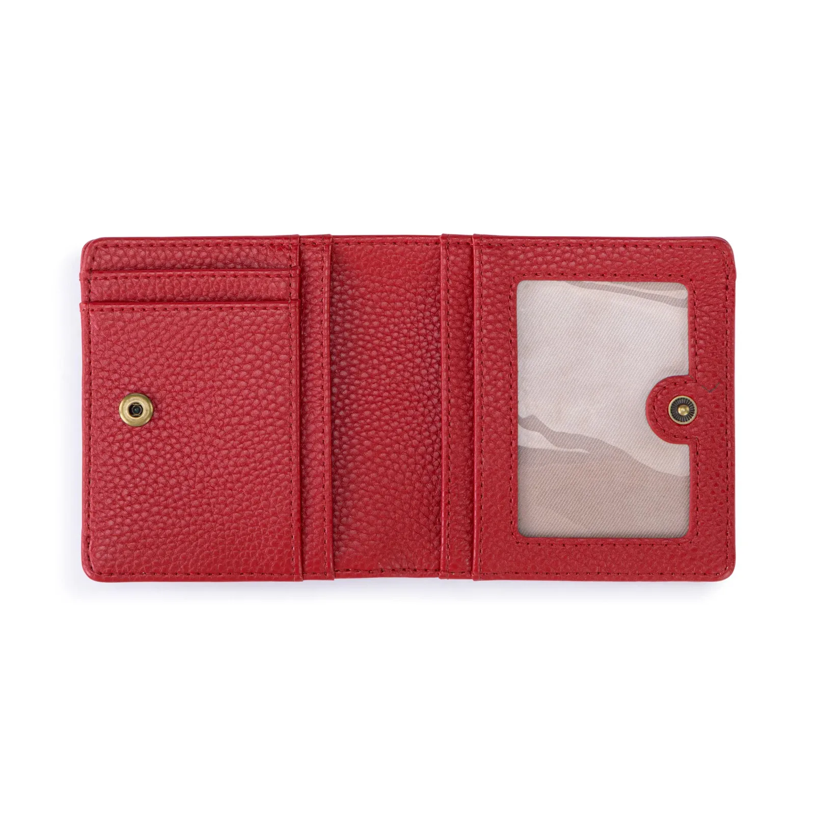 Mira Small Wallet – Leather – Scarlet
