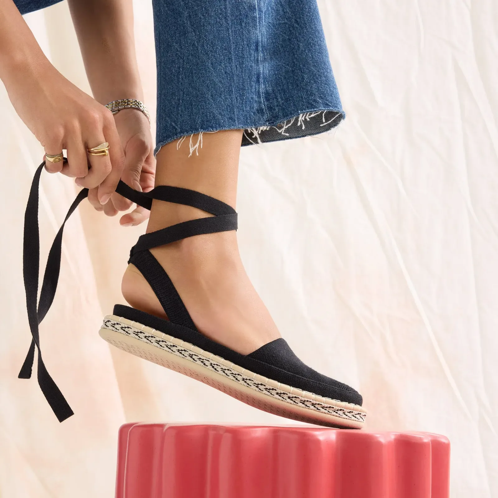 The D'Orsay Espadrille – Black