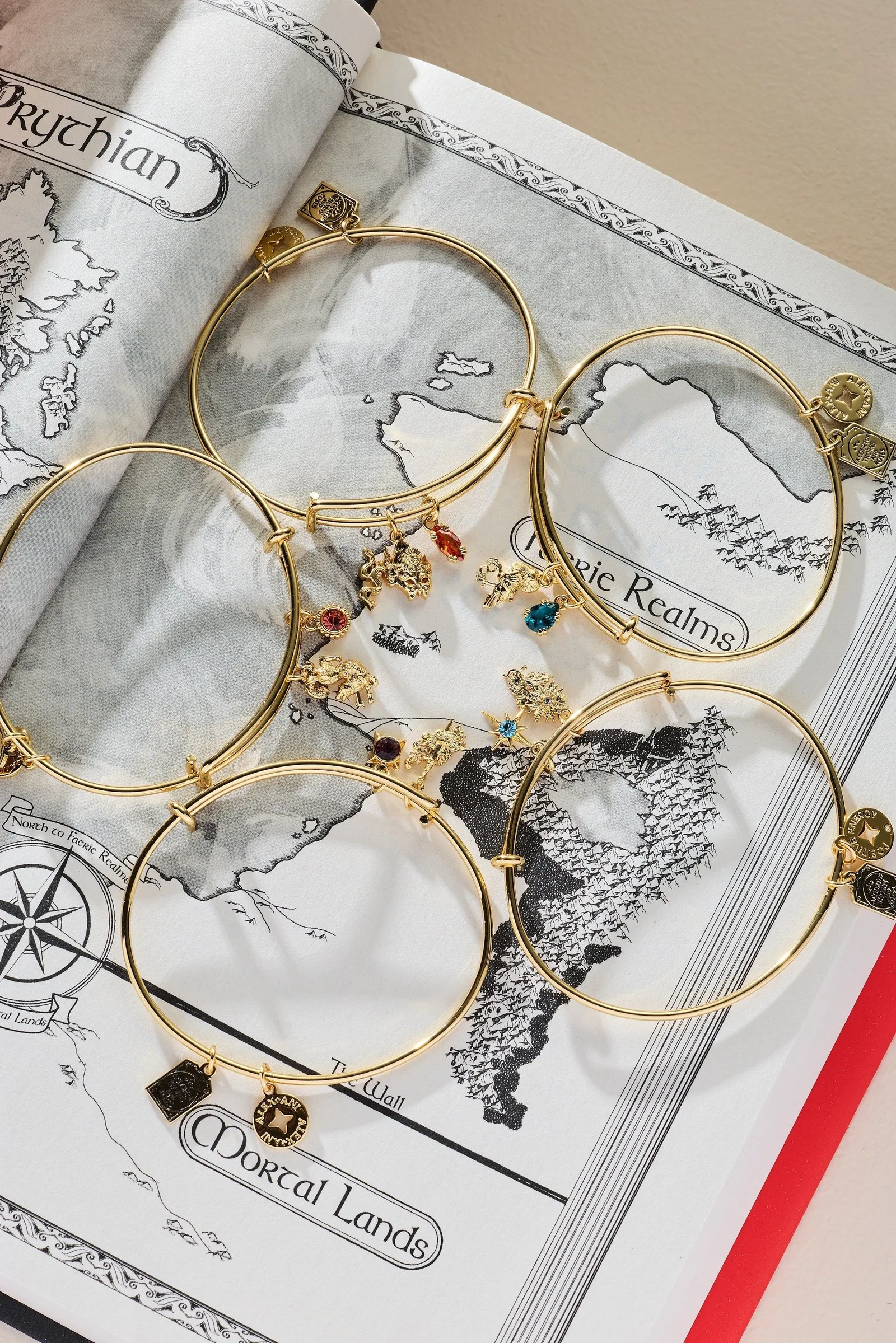 ACOTAR Book Symbols Bangle Bundle