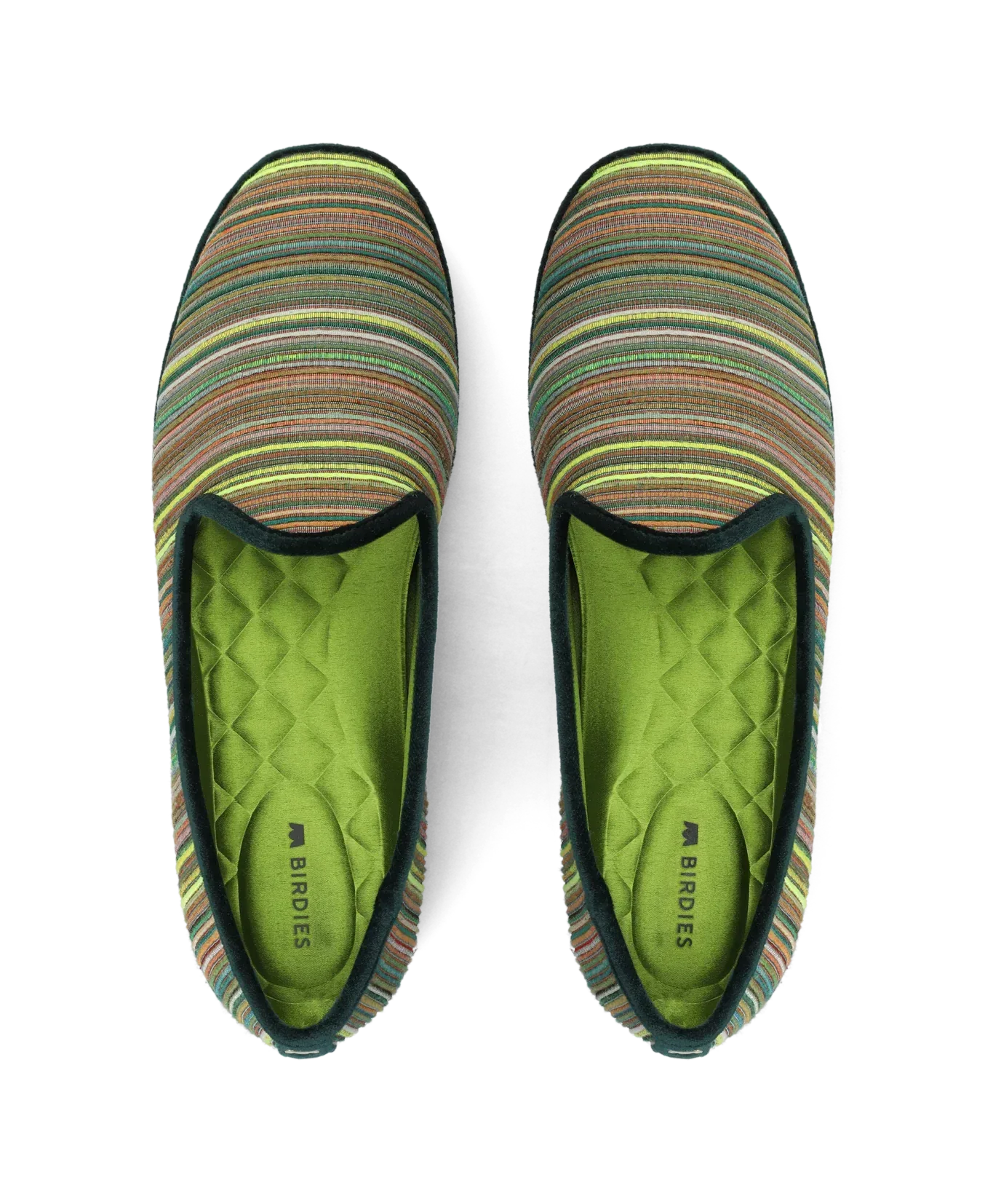 The Heron – Royal Green Multi Stripe Grosgrain
