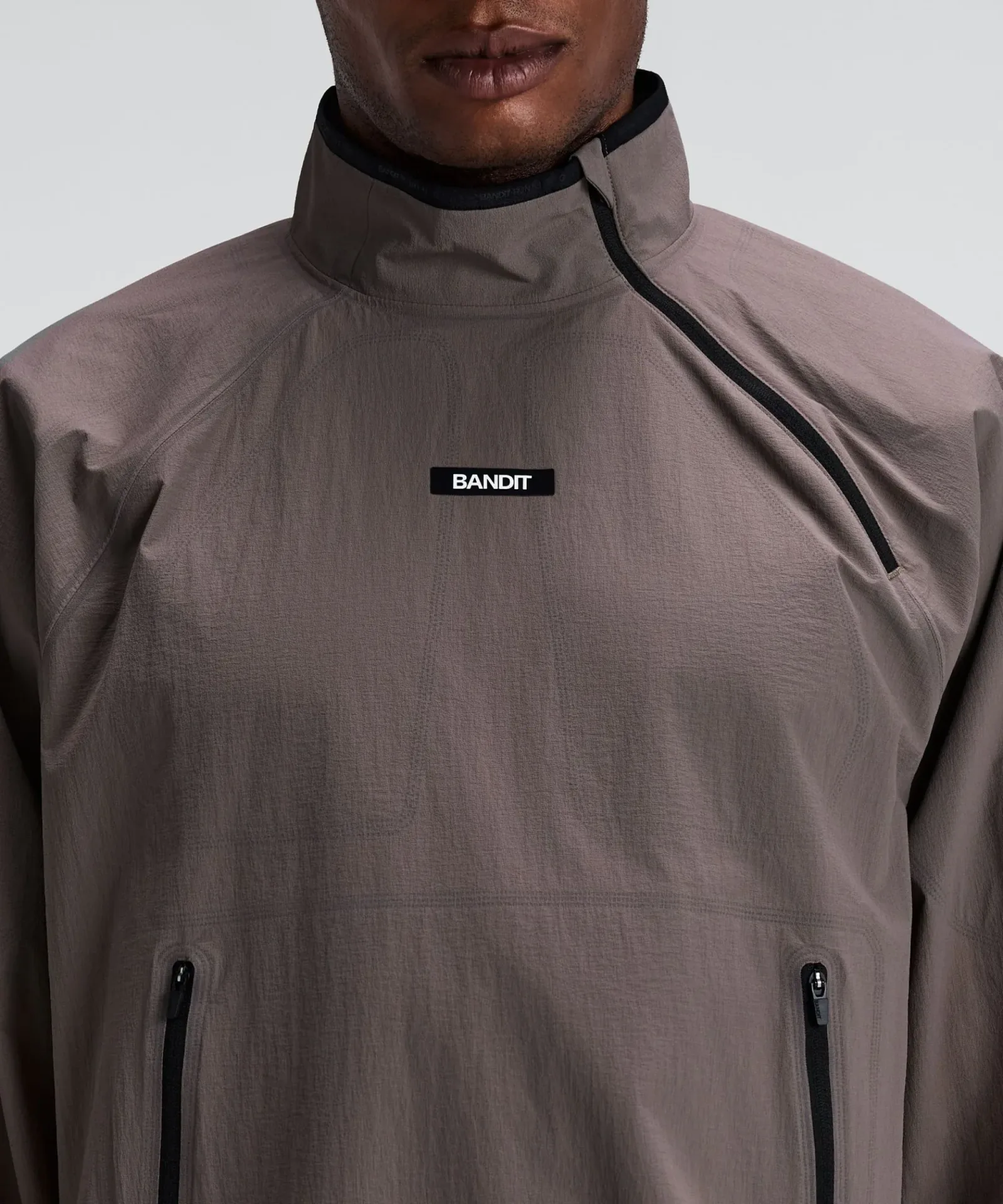 Men's Hitaishō™ Asymmetric Zip Pullover – Cocoa