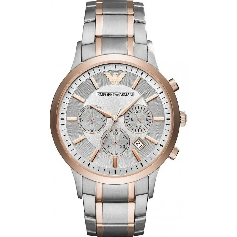 Emporio Armani AR11077 Men's Watch Renato Rose Gold