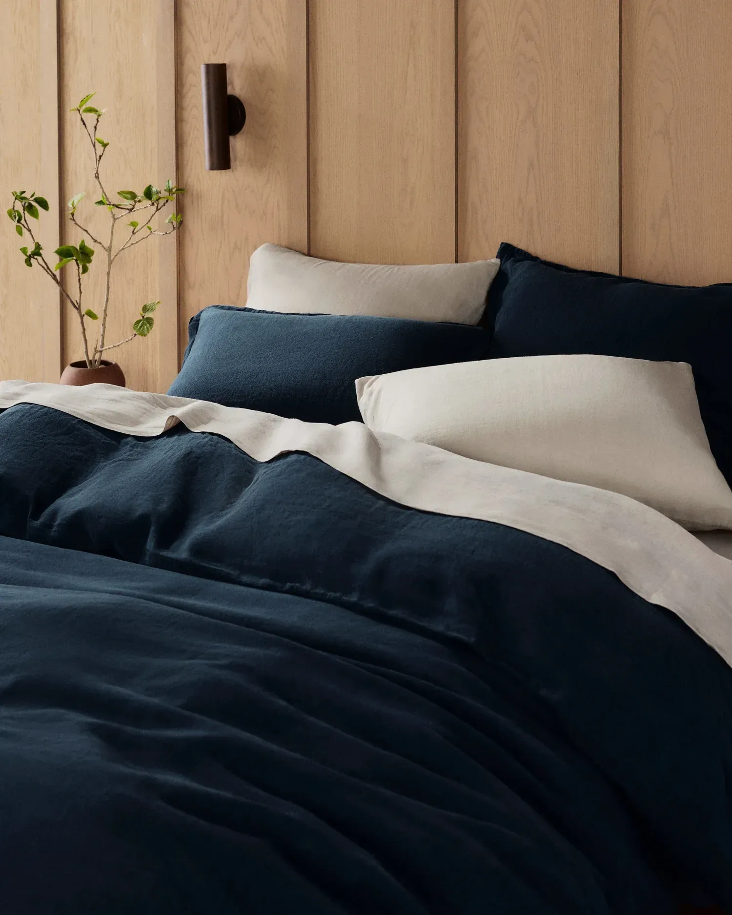 Linen Duvet Cover (Ink)
