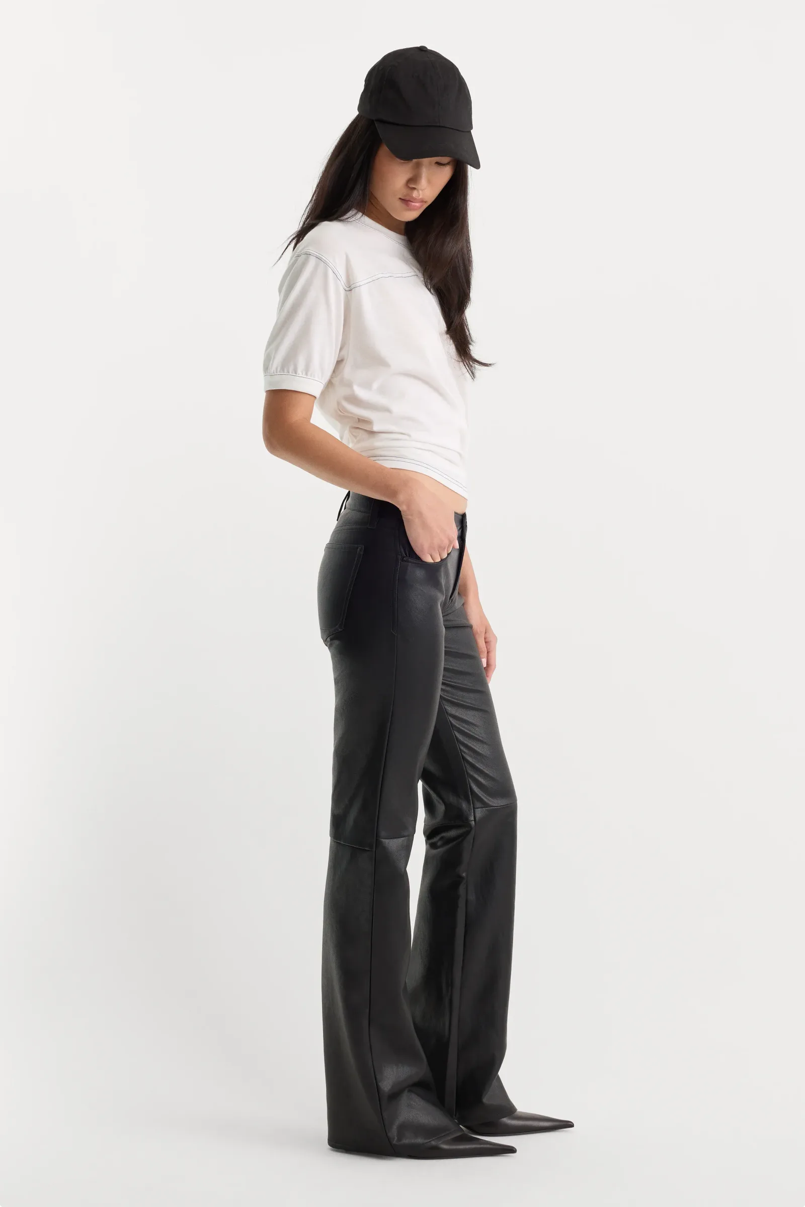 Better Than Leather Low Rise Bootcut – BLACK001