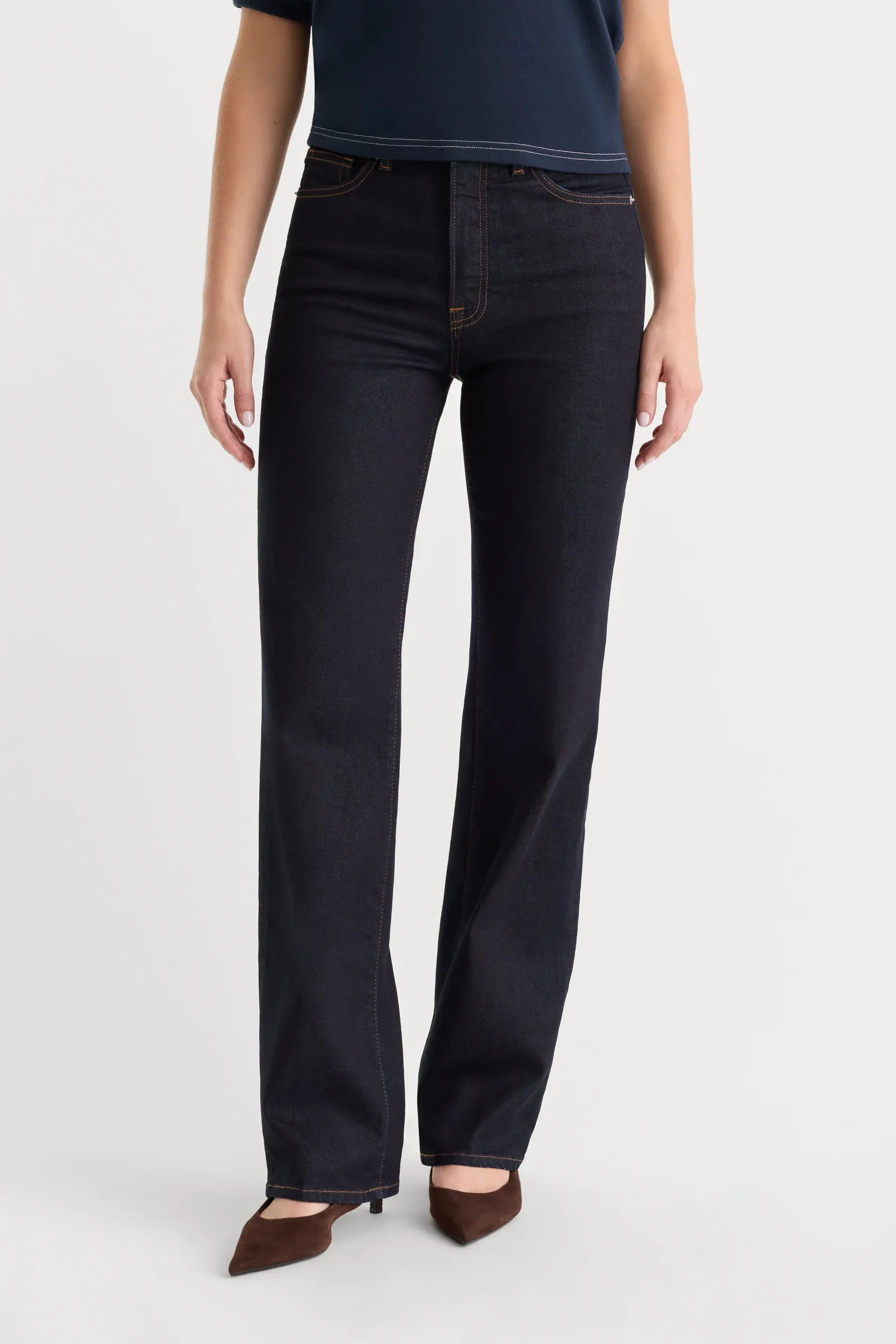 GOOD True Straight Jeans – Rinse