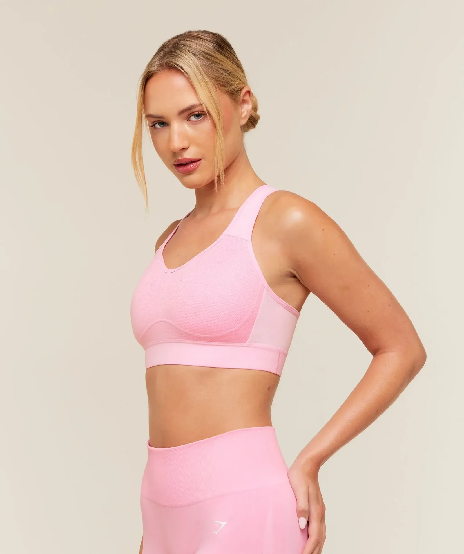 Gymshark Lightweight High Support Sports Bra – Poise Pink