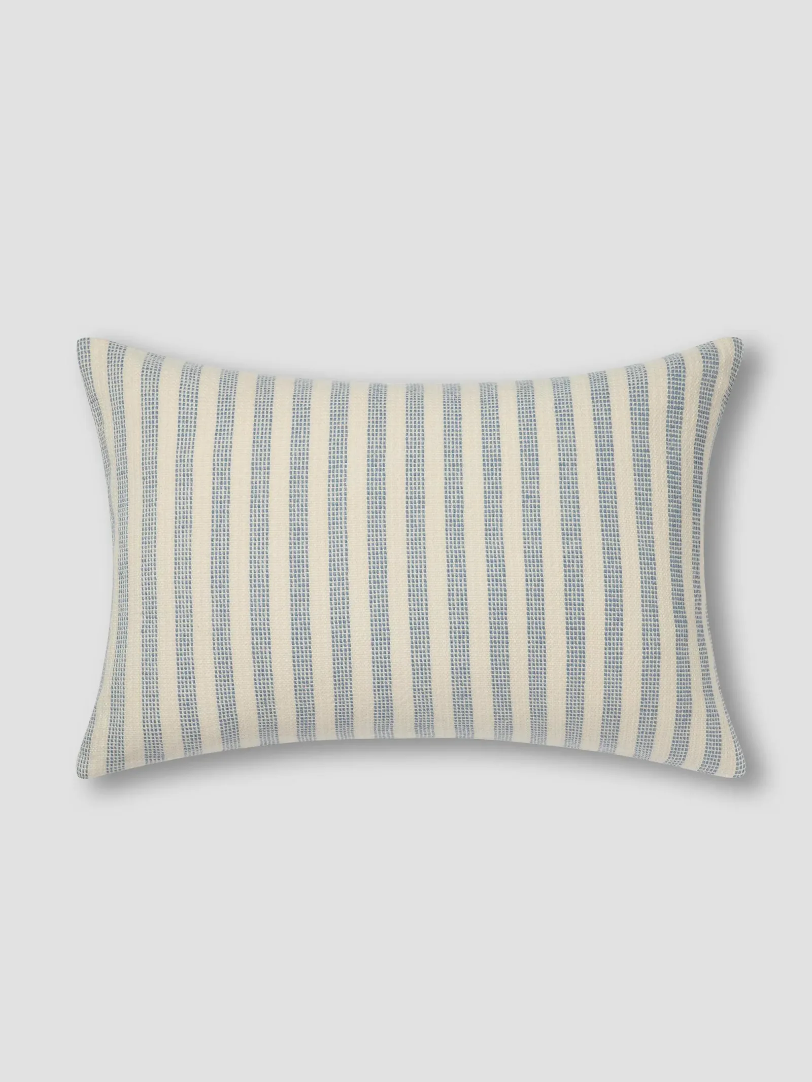Coastal Blue Pembroke Stripe Wool Cushion Cover
