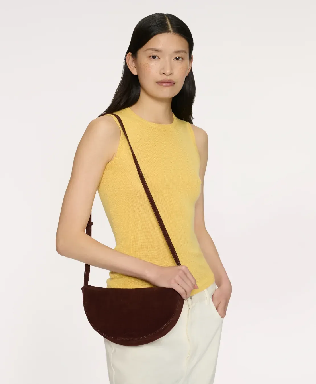 Moon Sling – Chocolate Suede