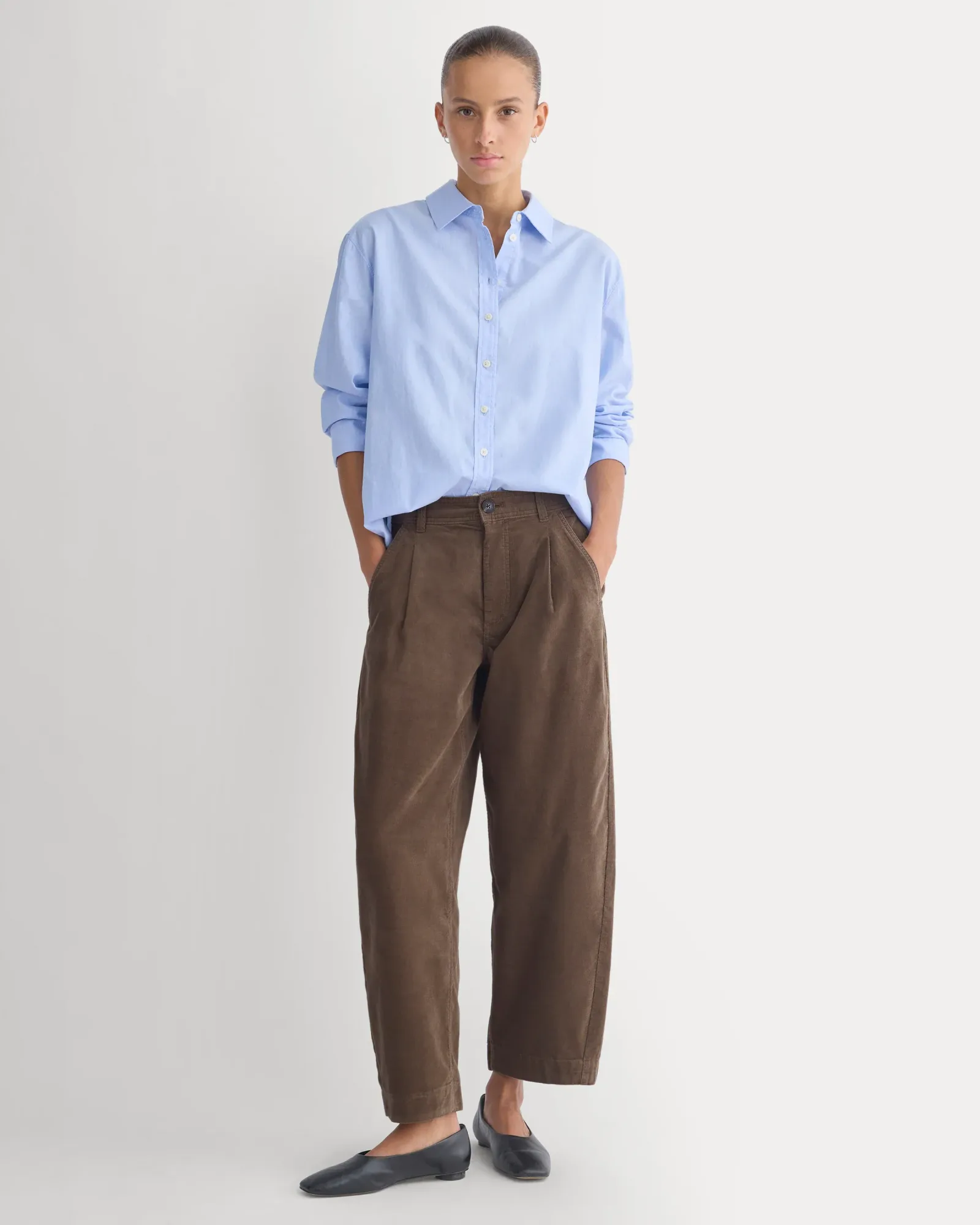 Everywhere Pinwale Corduroy Pant – Deep Taupe