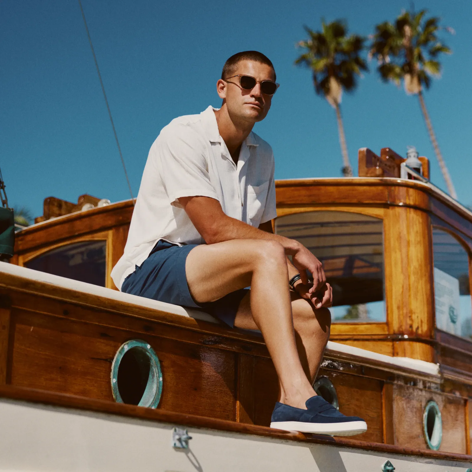 The Paros Penny Loafer – Navy