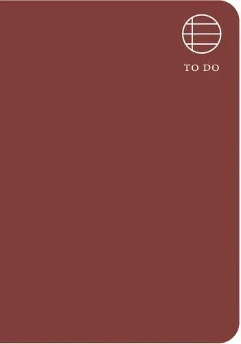 Garnet Pocket To Do Notebook