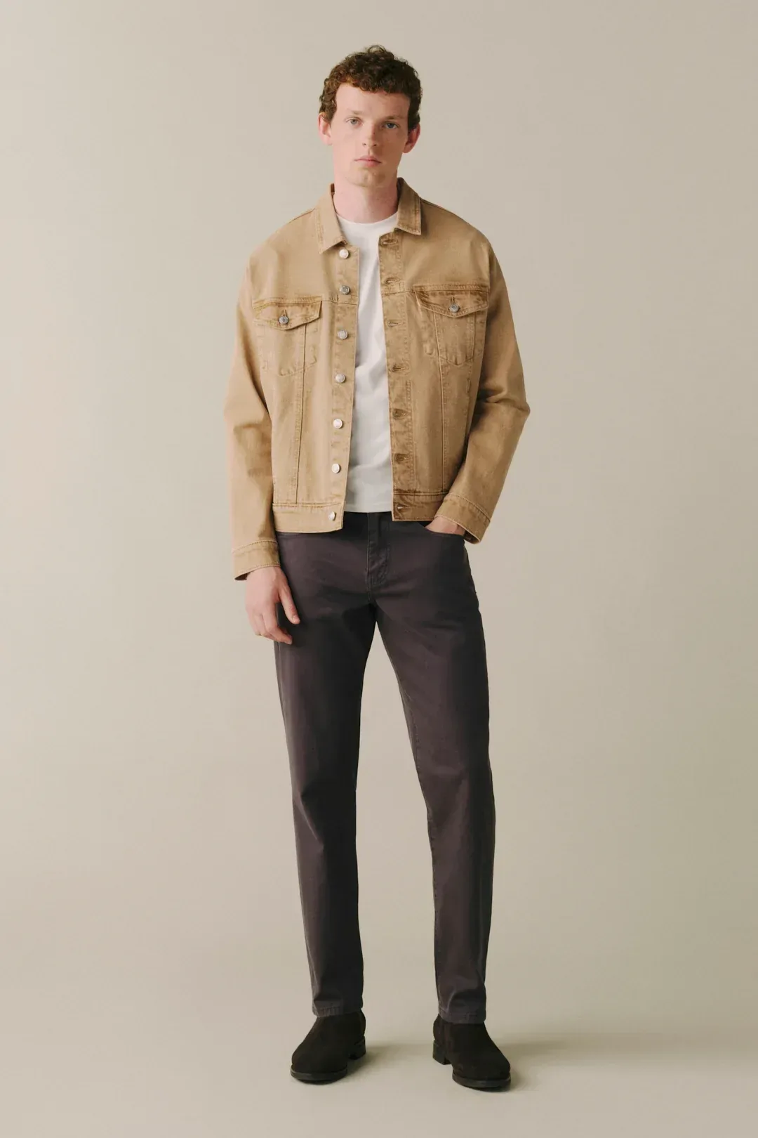 Ord – Straight Twill Pants – Industrial Grey