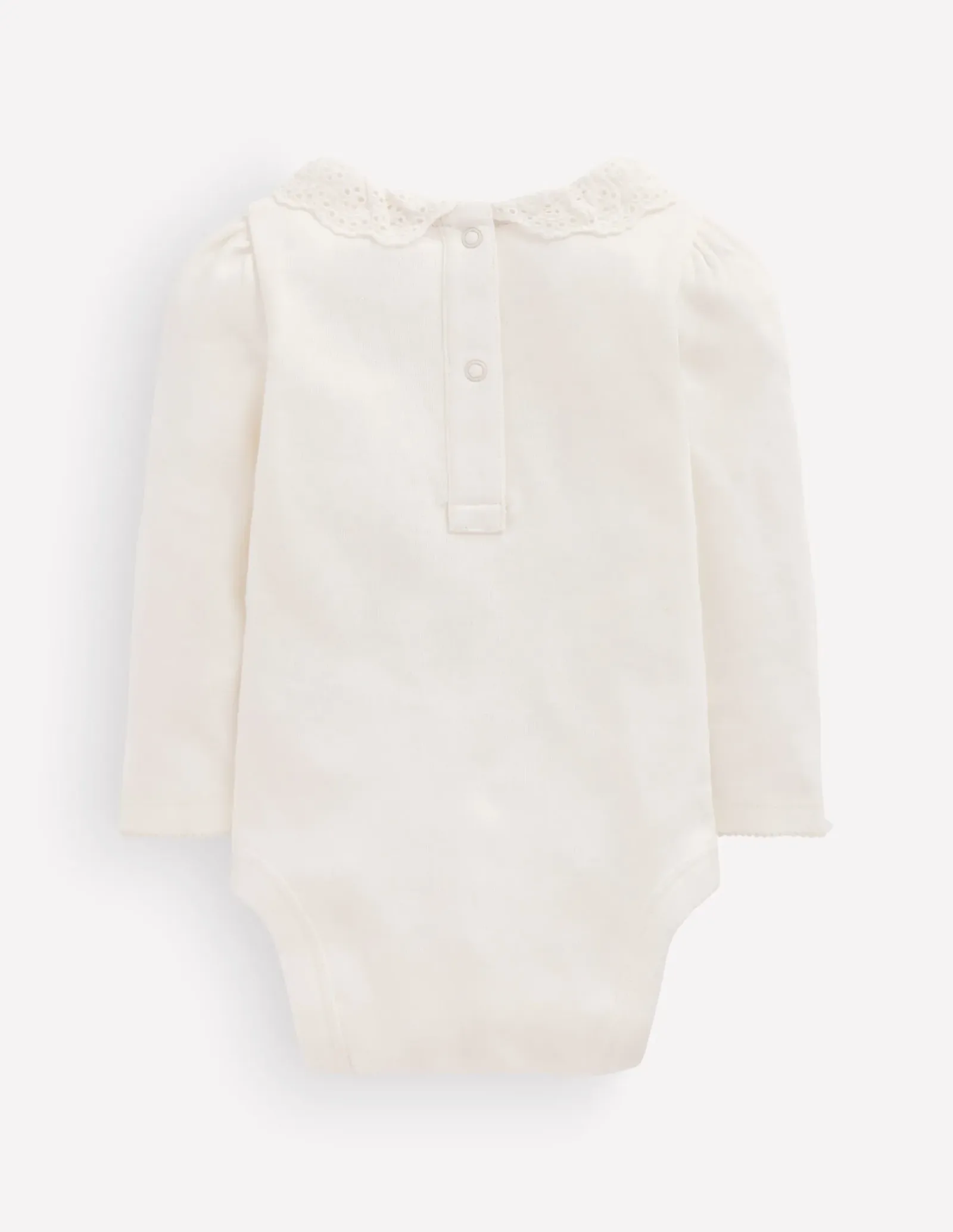 Broderie Collared Body-Ivory