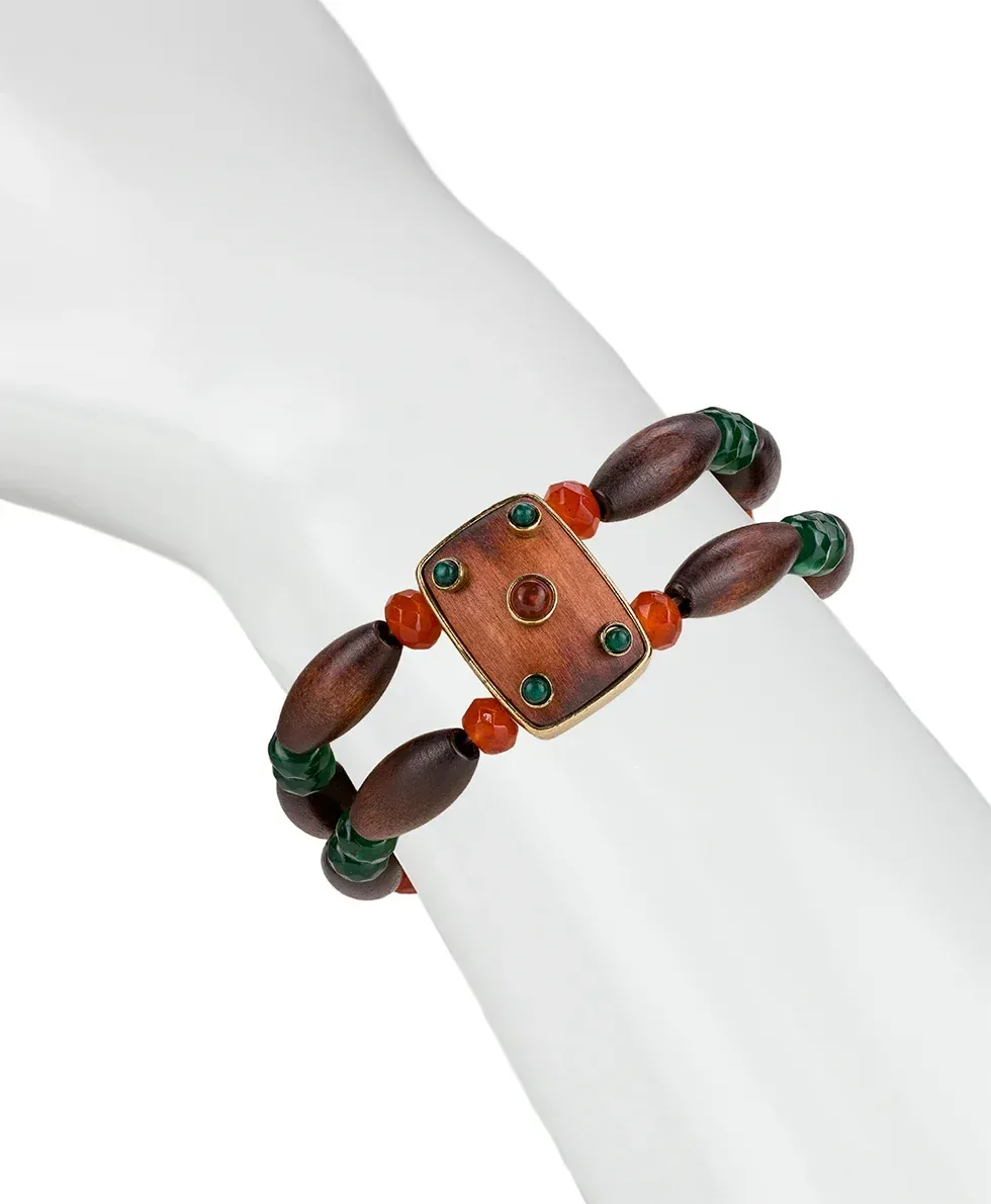 Stretch Bracelet – Tree of Life Collection – Antique Gold