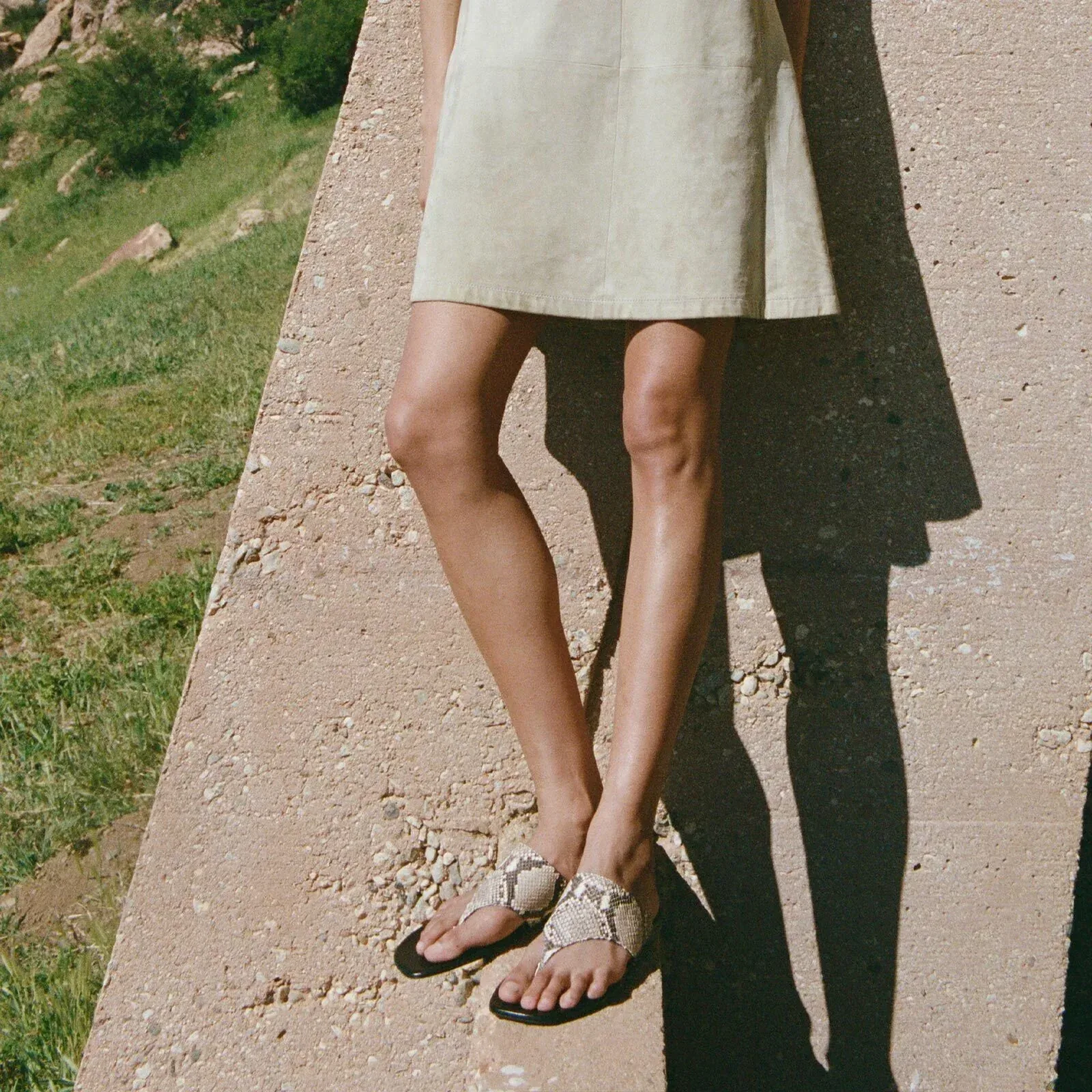 The Deia – Natural Python Embossed