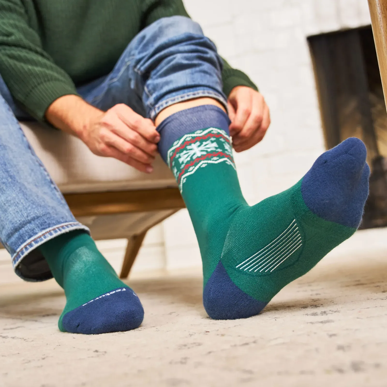 Everyday Men's Max Cushion Crew Evergreen – Final Run