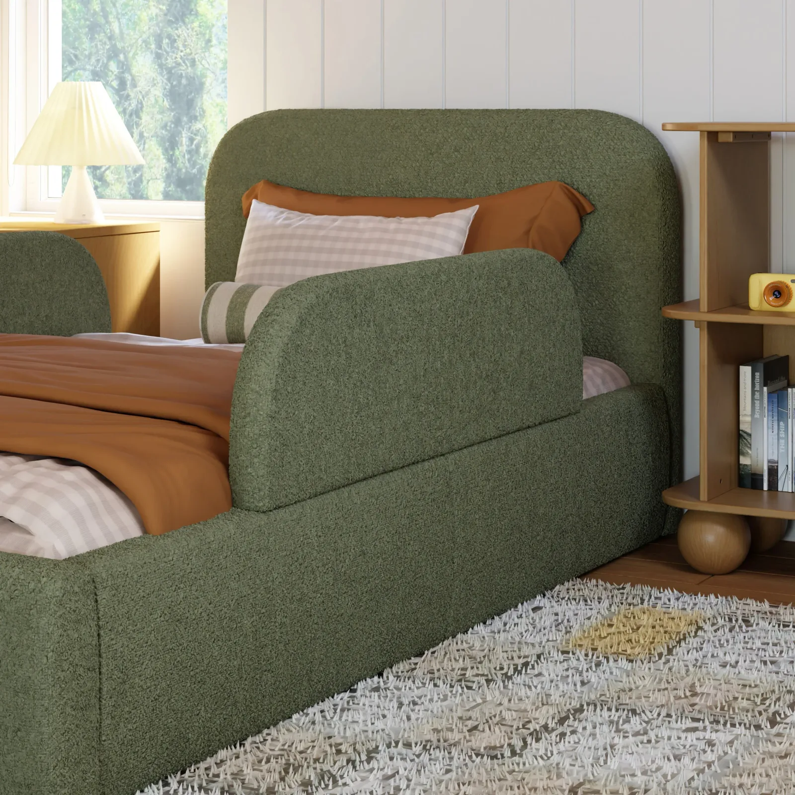 Upholstered Twin/Full Bed Guardrail