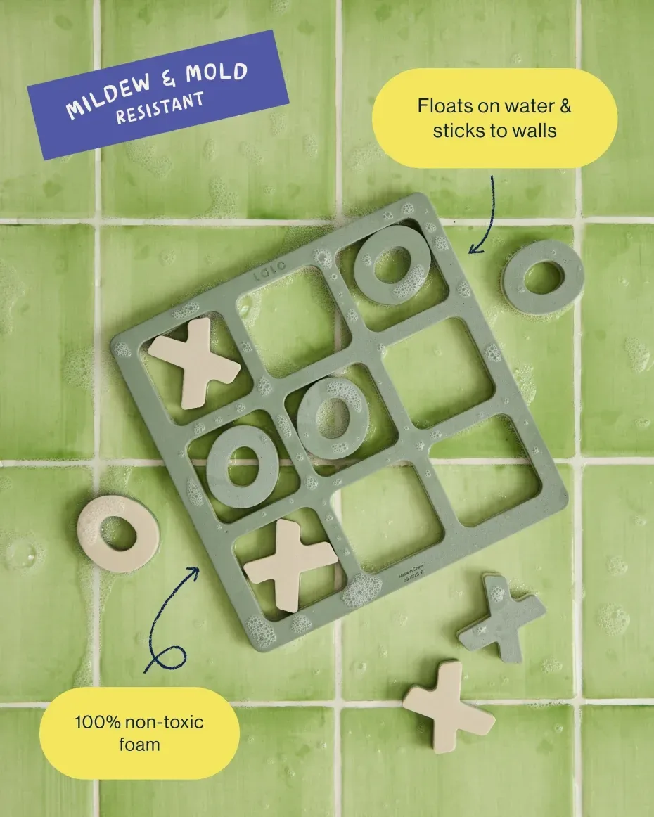 Bathtime Tic Tac Toe