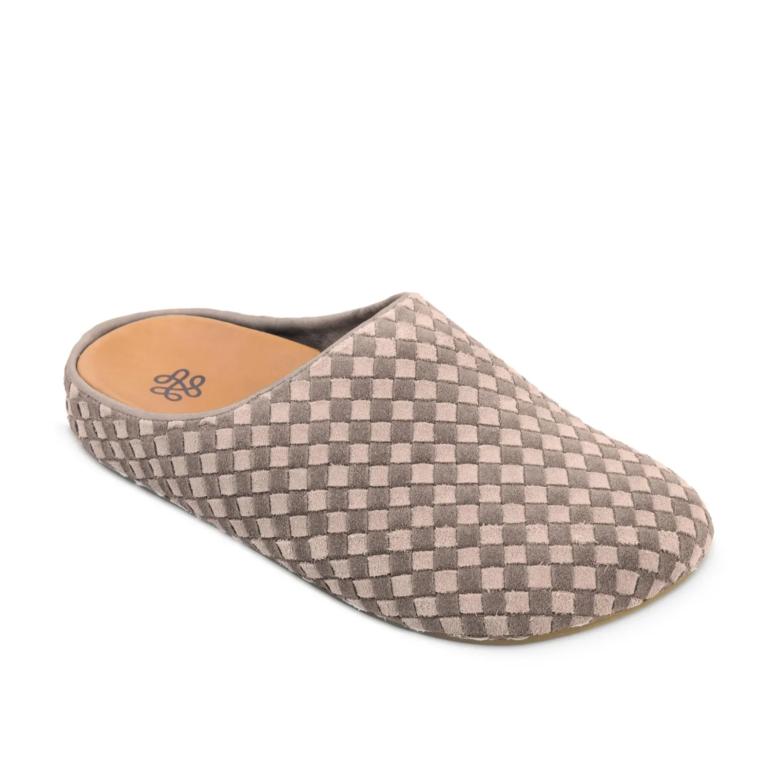 Bolinas Woven Clog – Leather – Mushroom Sand Suede Woven