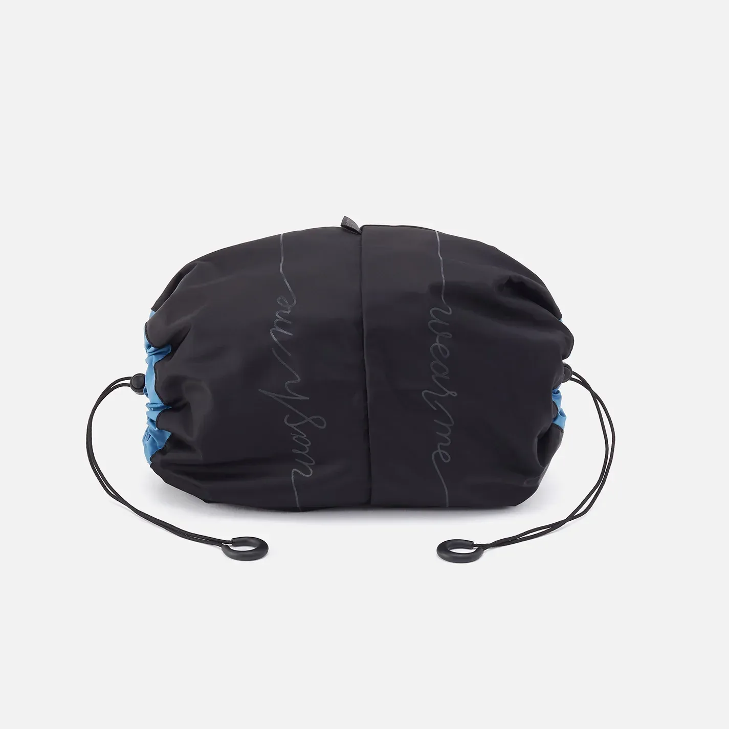 WEAR ME > WASH ME Pack Sack in CaRefiber recycled nylon – Jet