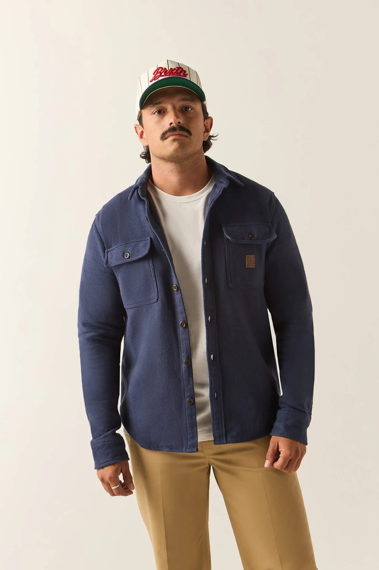 Bowery Heavyweight Flannel – Washed Navy