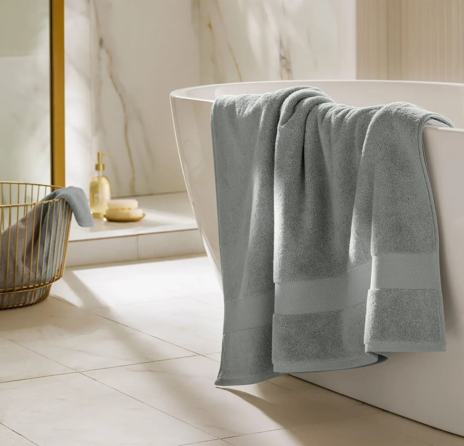 Plush Bath Sheet – Shore (Personalized)