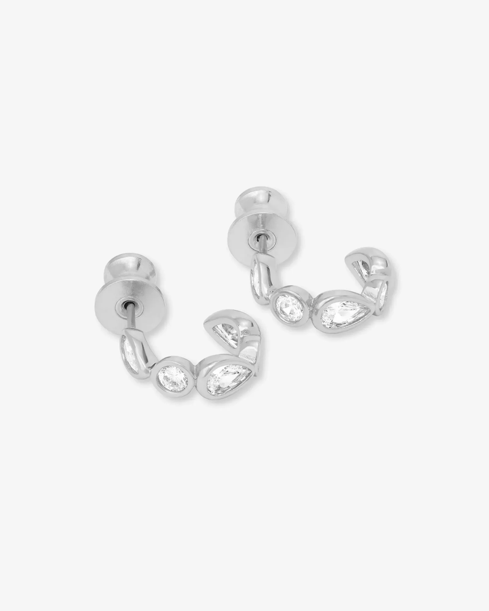 Isla Huggies – Silver|White Diamondettes