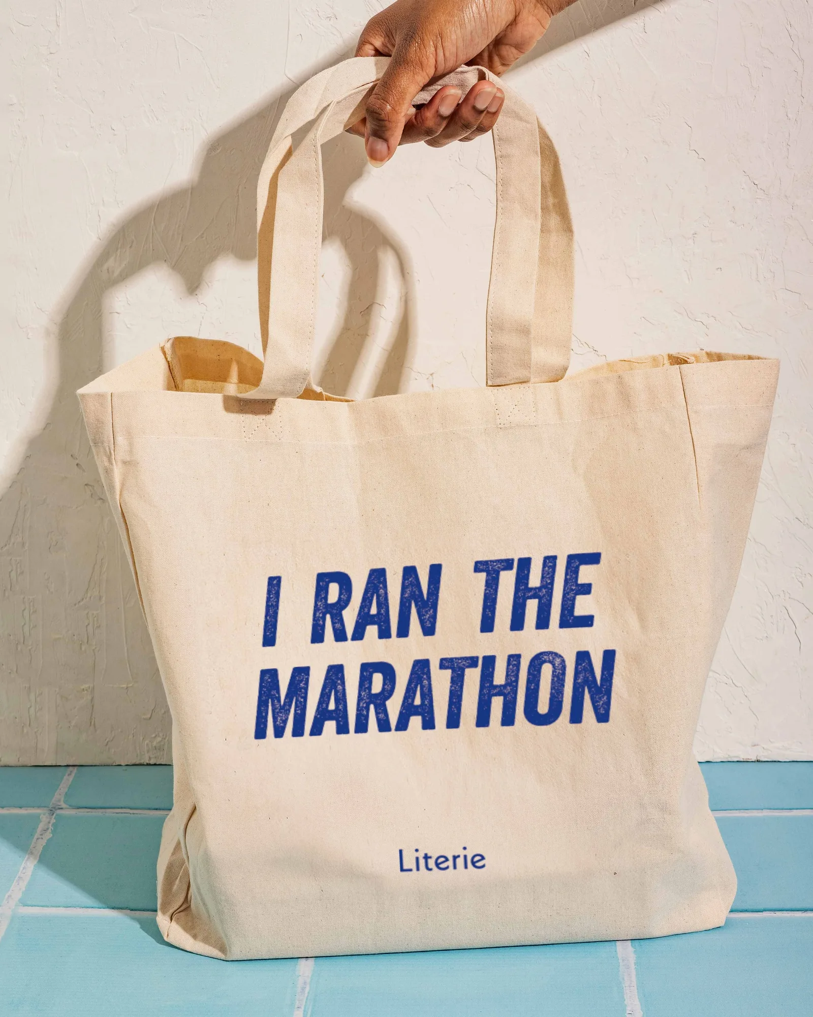 I Ran the Marathon Tote Bag