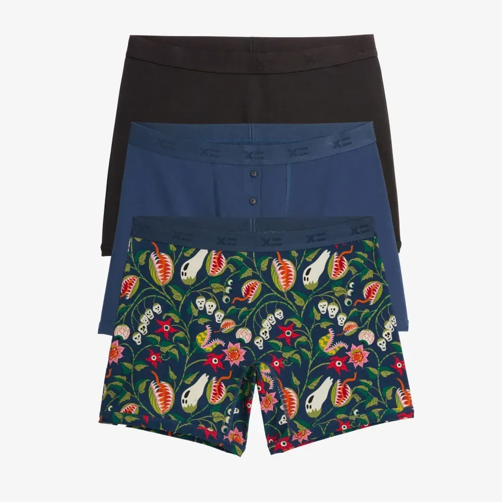 6" Boxer Briefs 3-Pack – Deadly Bloom