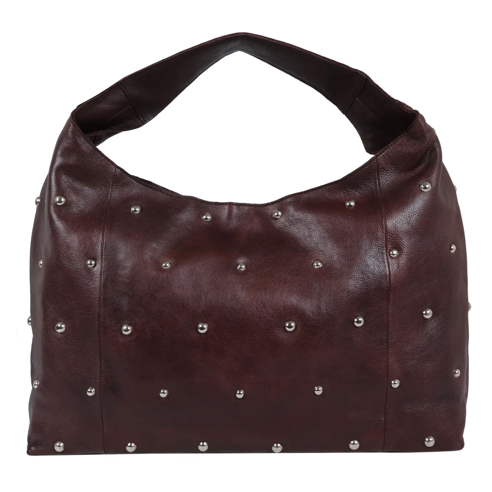 Lindsey Studded Leather Tote Bag