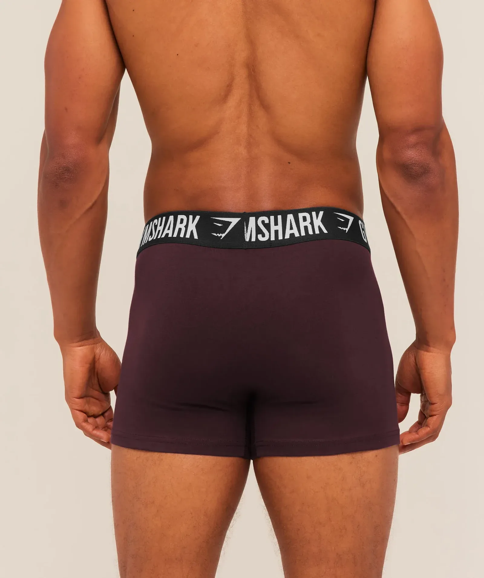 Gymshark Boxer Brief 3PK – Chalk Beige/Canvas Green/Cherry Purple