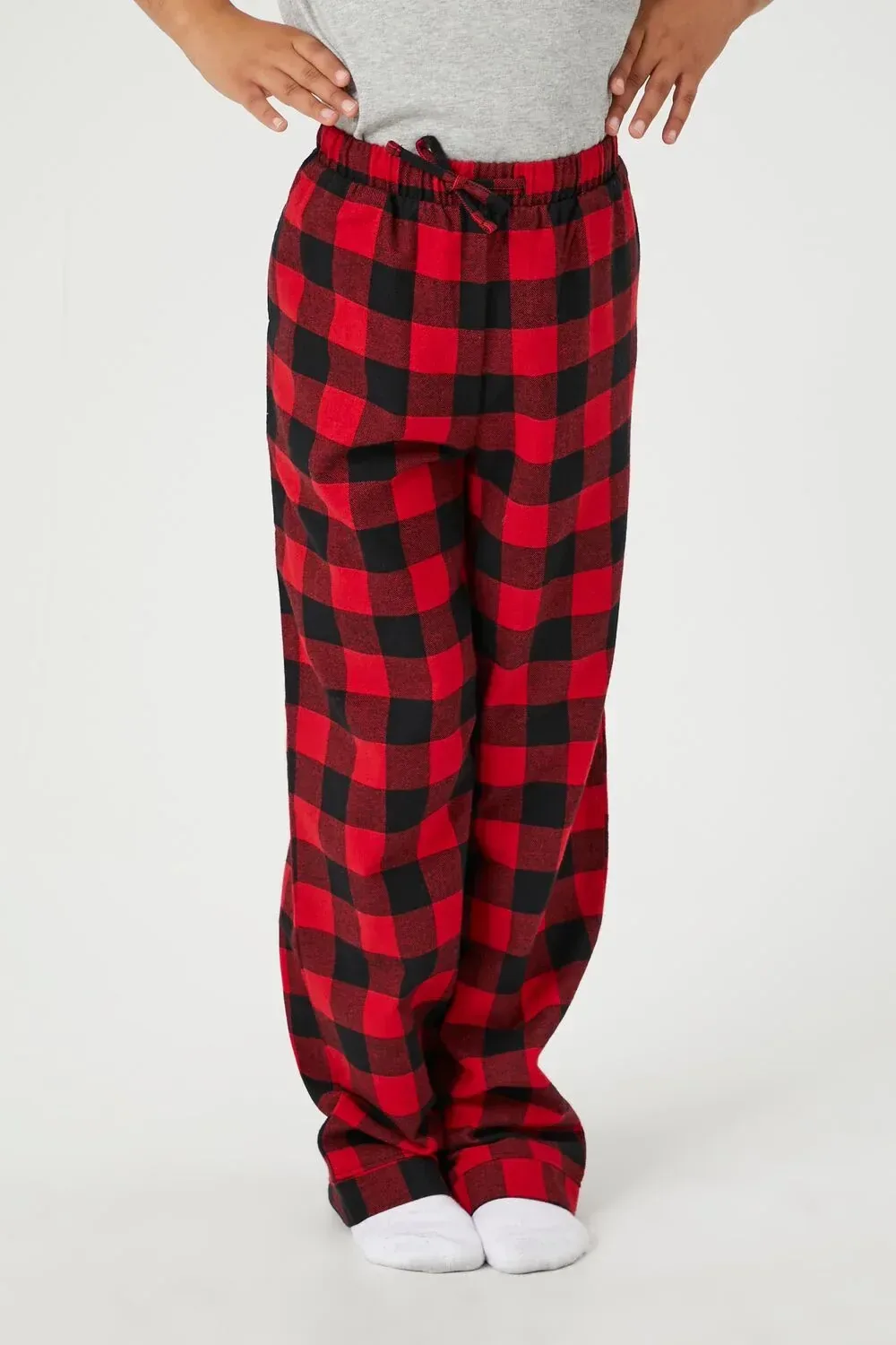 Girls Plaid Flannel Pajama Bottoms (Kids)