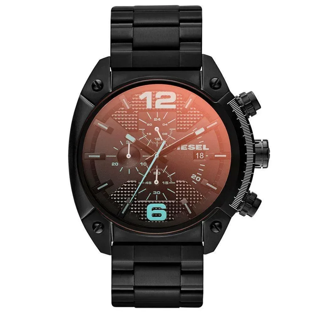 Diesel DZ4316 IP Black Overflow Chronograph Men's Watch