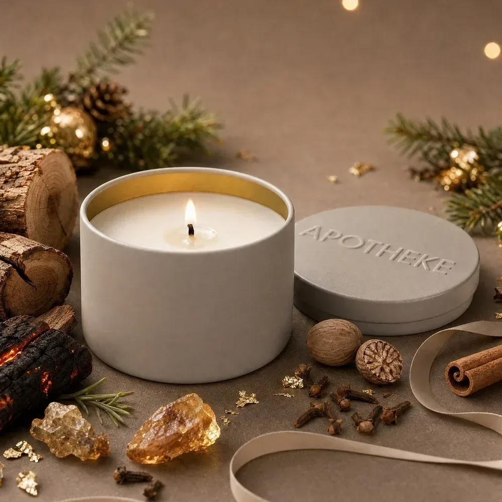 Firewood Mini Tin Candle
