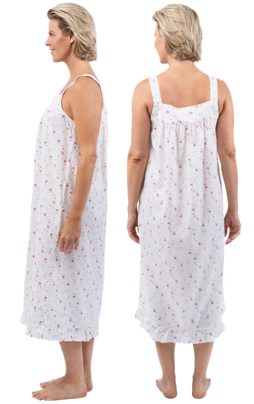 The 1 For u – Adeline Sleeveless Cotton Nightgown