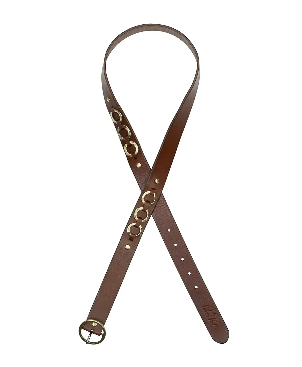 Erland Belt – Burnished Leather – Cognac