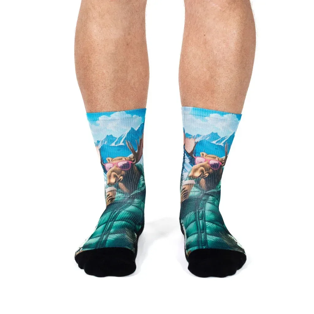 Moos-ive Slopes Performance Crew Socks