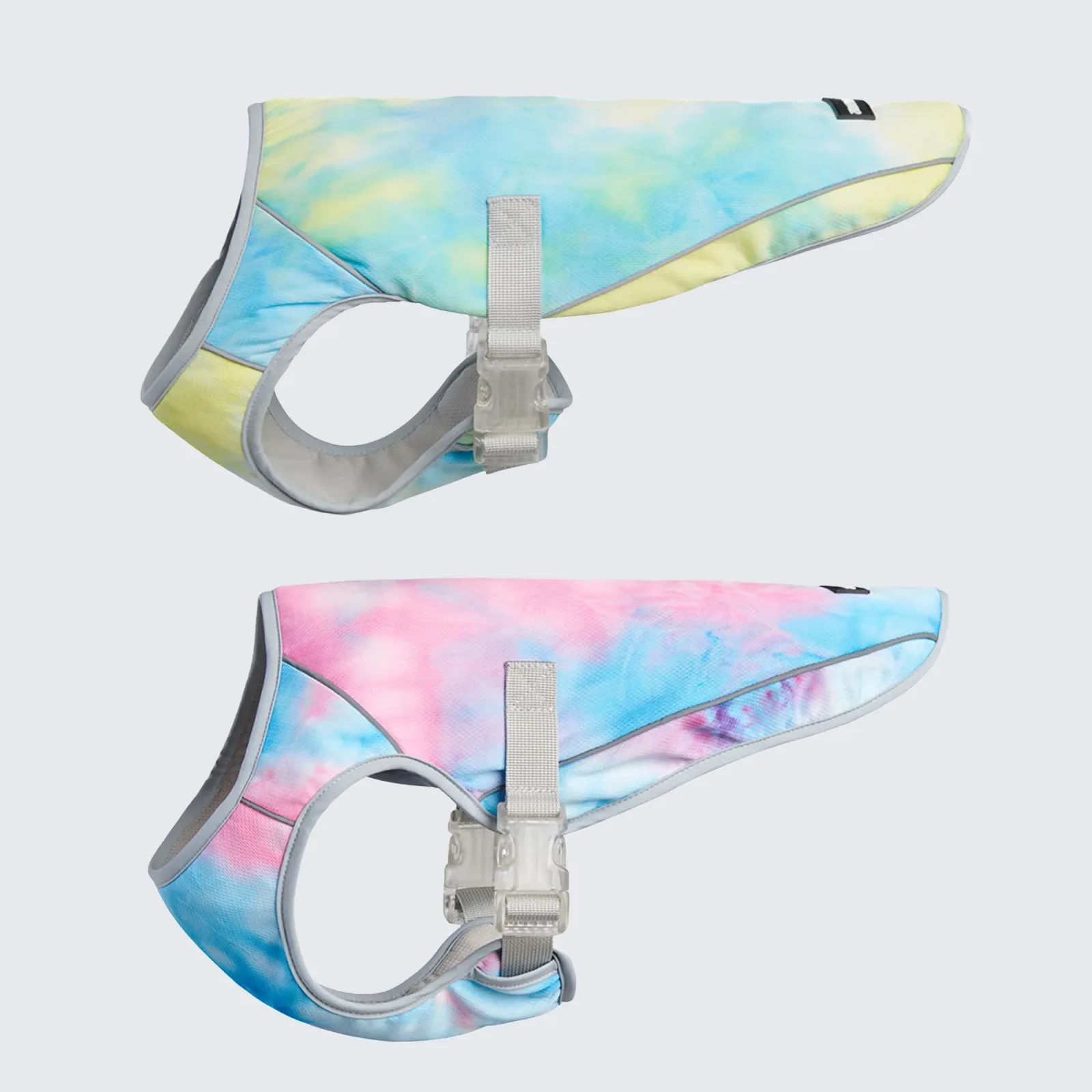 Dog Cooling Vest (2-pack) – Snow Cone & Tropical Storm