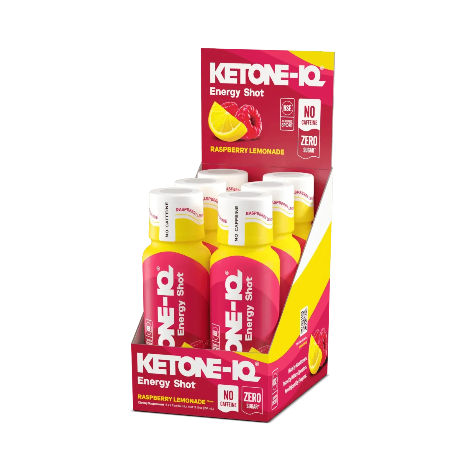 Ketone-IQ No Caffeine Shot Raspberry Lemonade