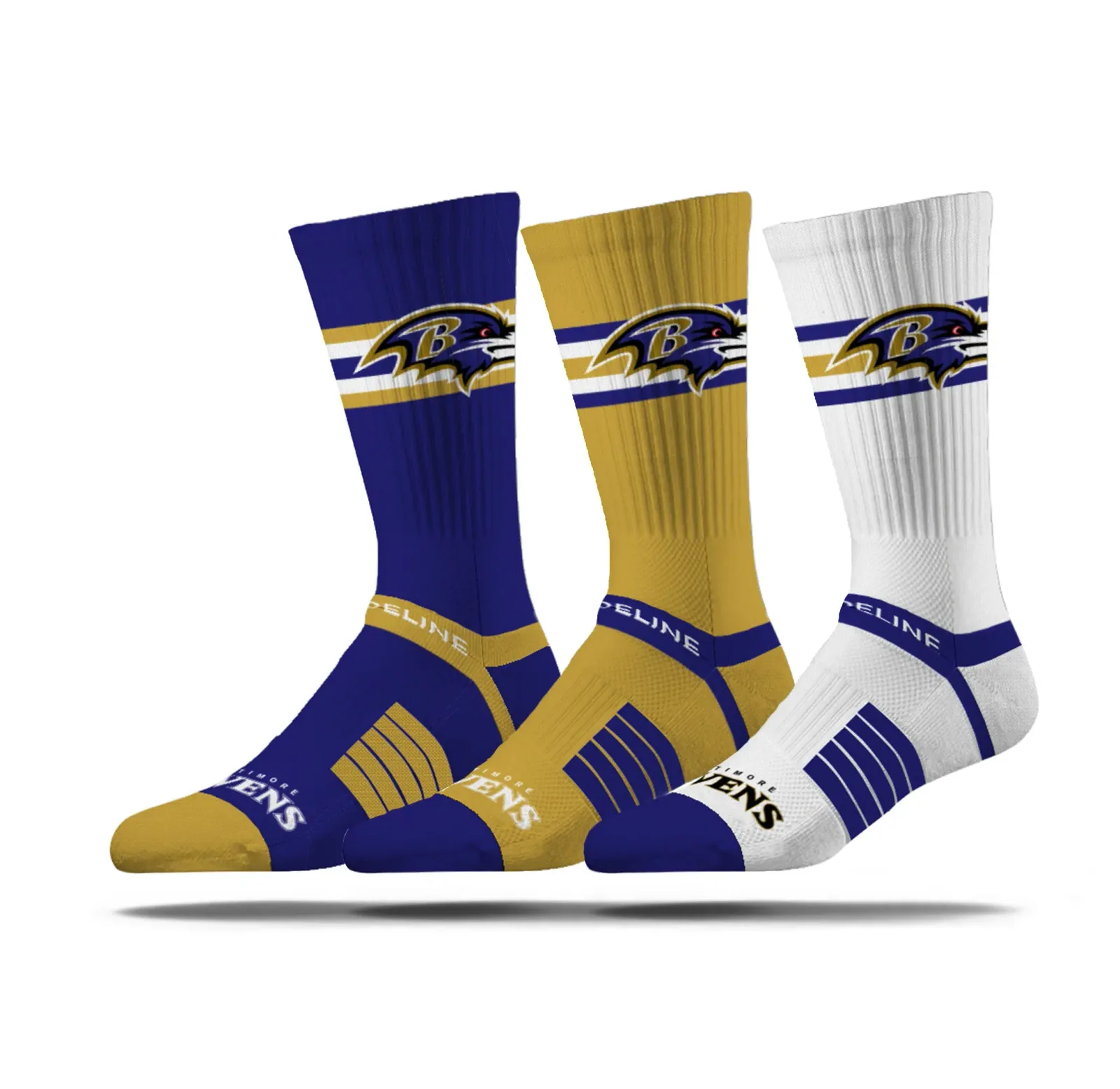 NFL 3 Pack – NFL Retro – Premium Crew Knit