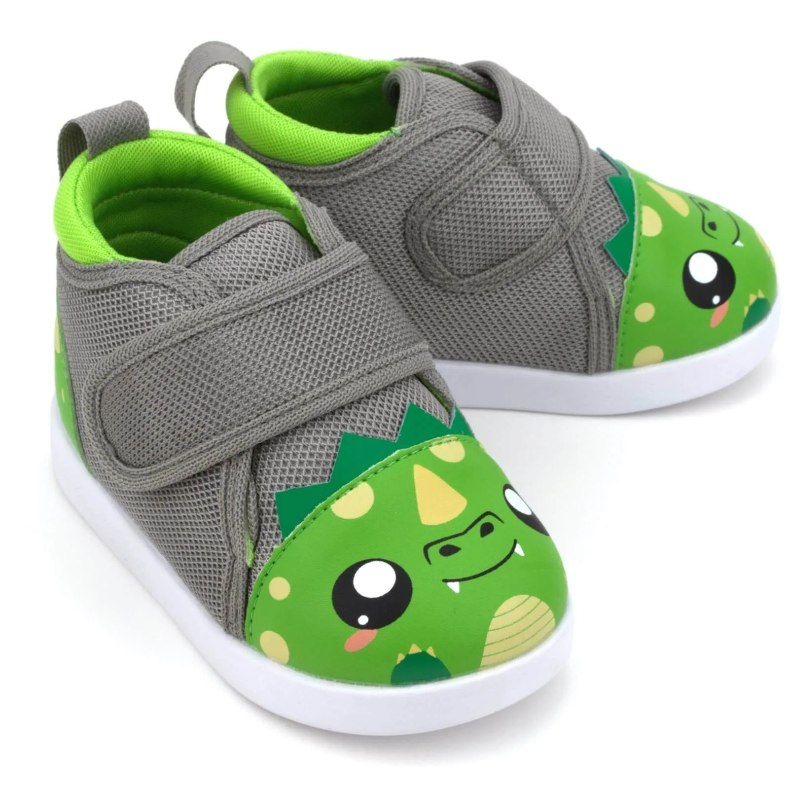 Fierce Dragon Squeaky Toddler Shoes for Boys and Girls V2 – Green
