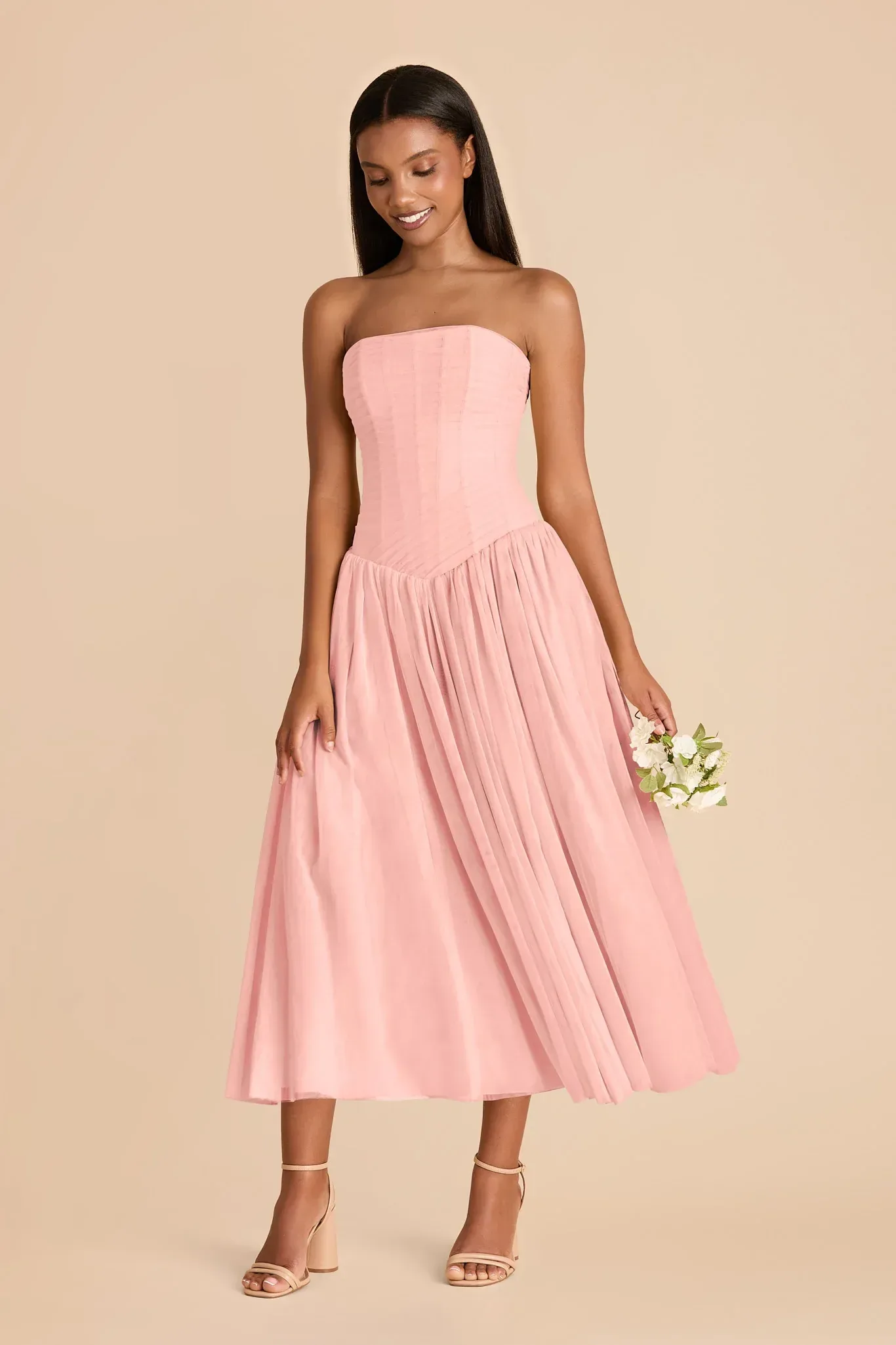 Adeline Tulle Dress – Bubblegum Pink
