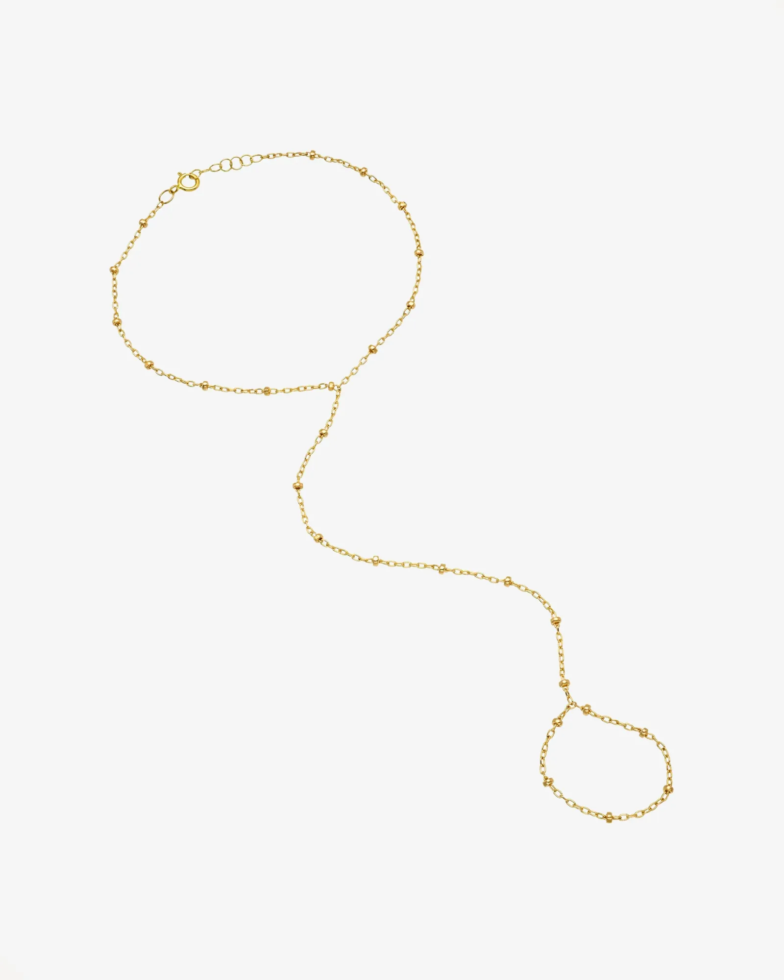 Gold Segment Hand Chain