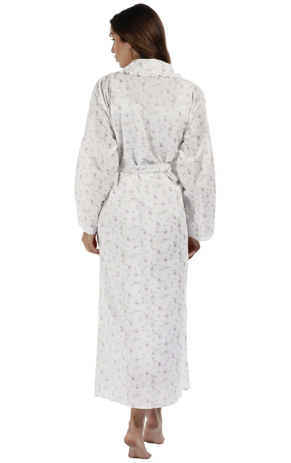 The 1 For U – Abigail Long Sleeve Cotton Robe