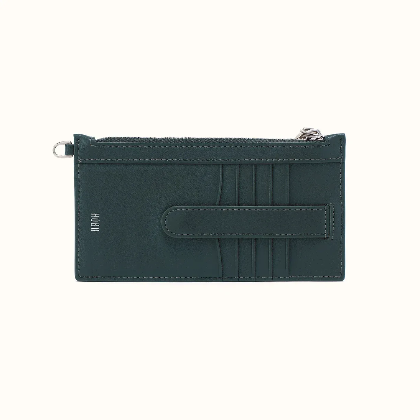 Carte Card Travel Case In Suede Leather – Pine Needle