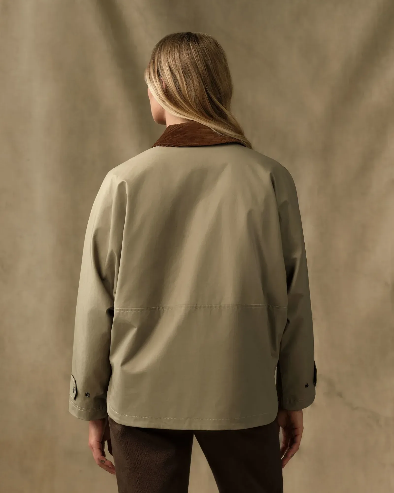 Women's Harbor Front Waxed Jacket – Marsh Tan