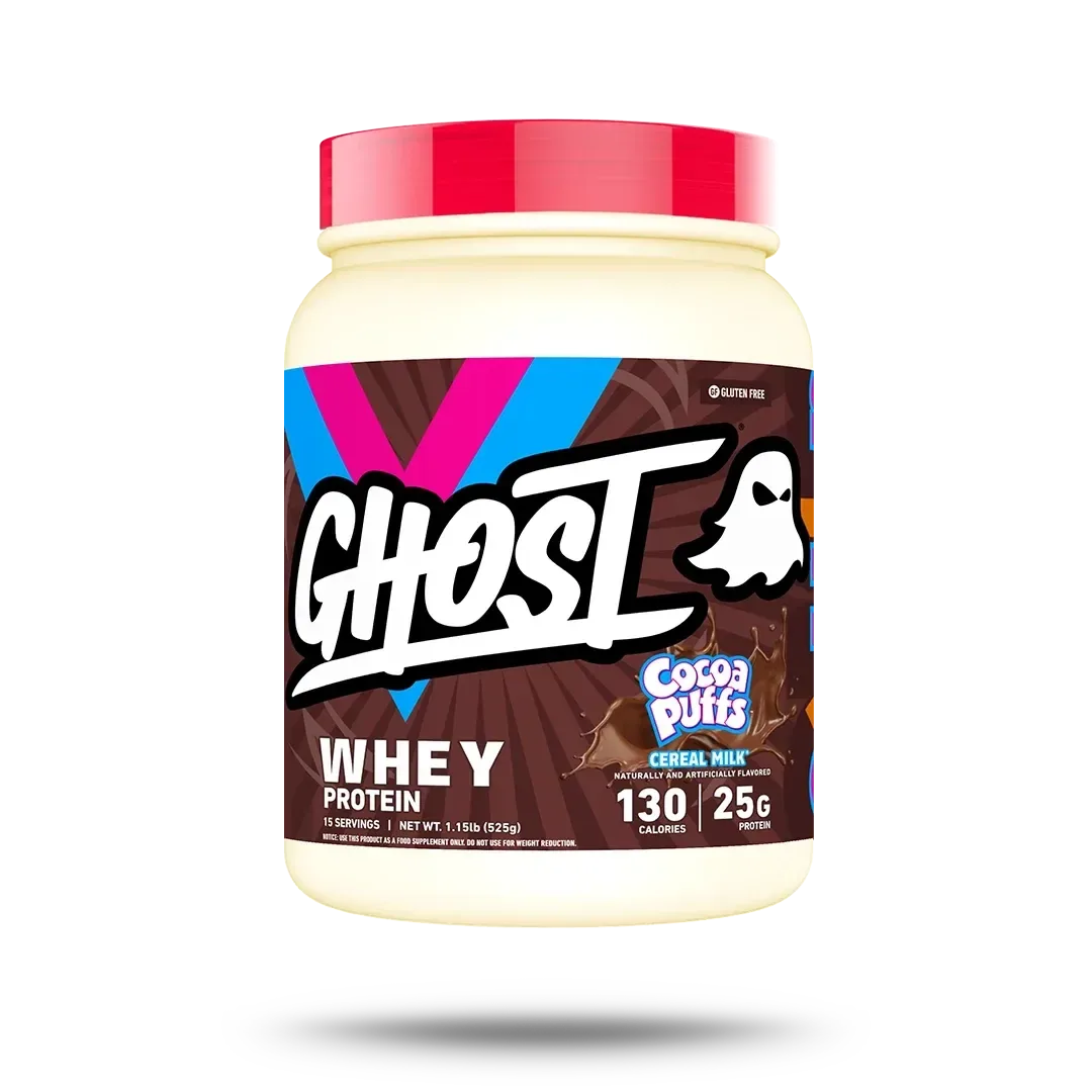 GHOST® 1LB WHEY x COCOA PUFFS™ – COCOA PUFFS™ "CEREAL MILK®"