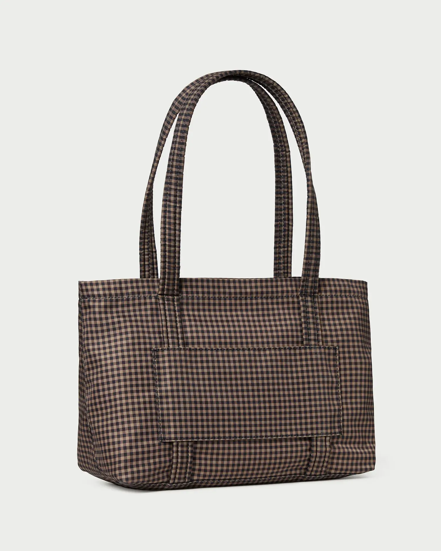 Lyla Brown/Black Check Essential Tote