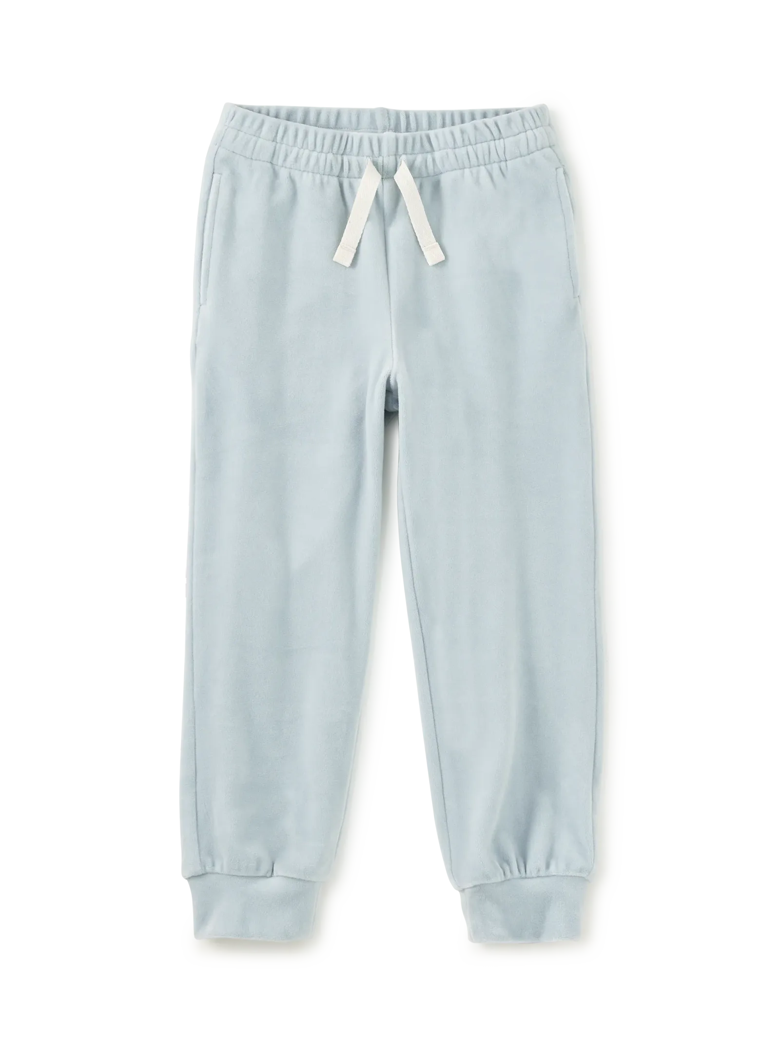 Blue Velour Hoodie & Joggers 2-Piece Set